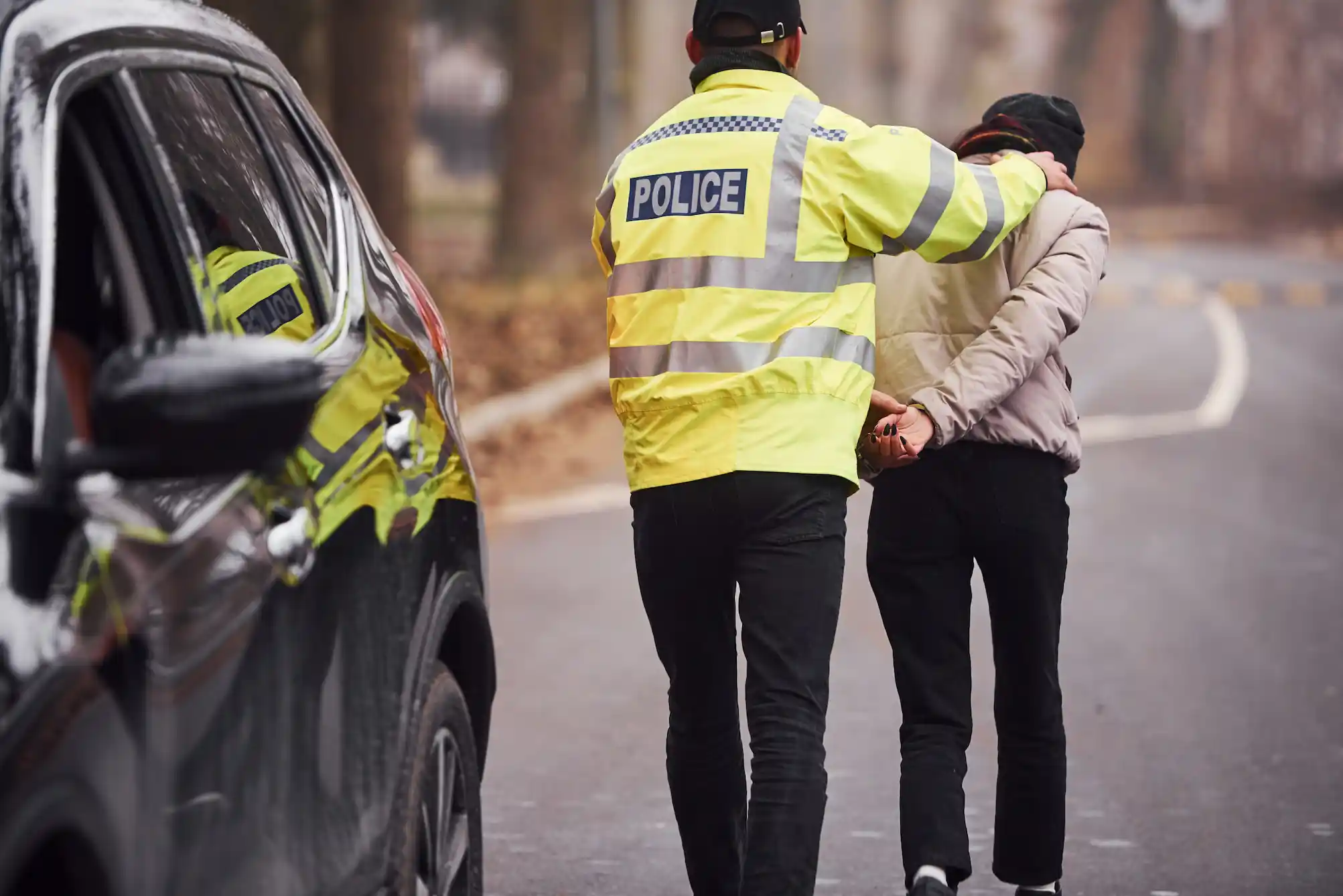 Police officer in green uniform caught automobile 2026 01 08 23 27 28 utc